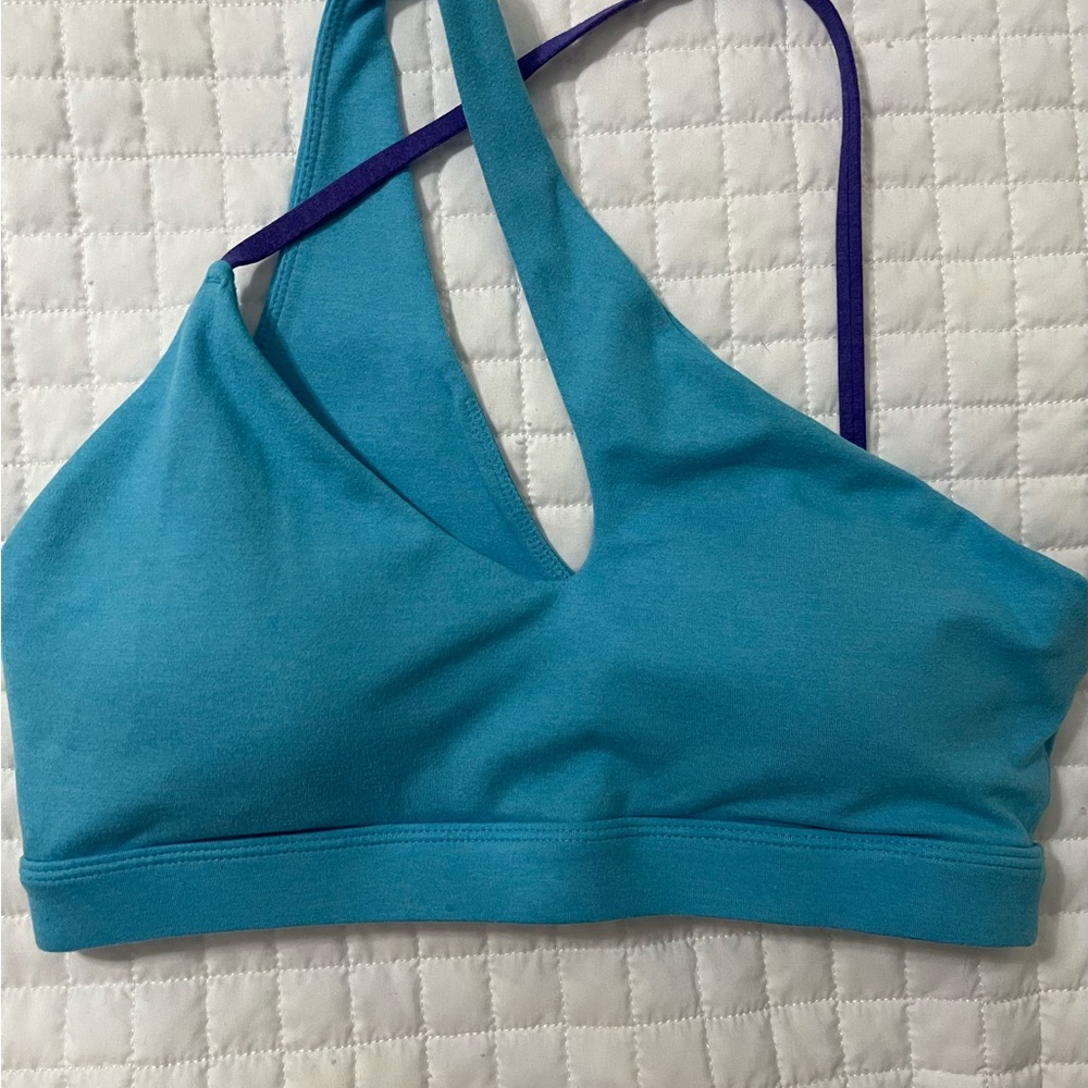 P'tula Blue and Purple Crop Top